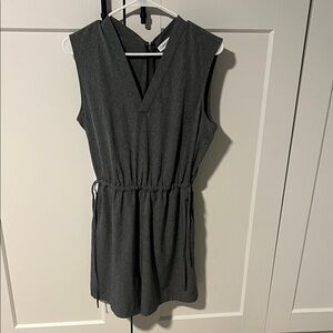 Calvin Klein Charcoal Sleeveless Romper